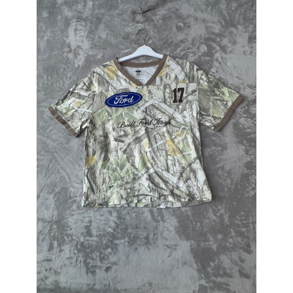 Ford Official Licensed Product Camo FX4 Off Road V-Neck T-Shirt Small 1687